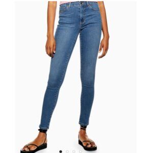 Topshop Leigh Skinny Jeans (size - W: 25; L: 30)